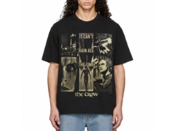 Rockinstone The Crow Movie Cant Rain Collage Black Adult T-shirt Size:xl