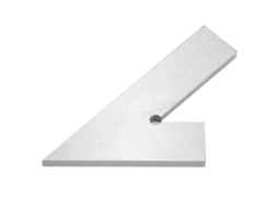 Regla Angular Cuadrada De Acero Inoxidable 45 Grados Din875/2 (120*80mm) Rectificado Fino