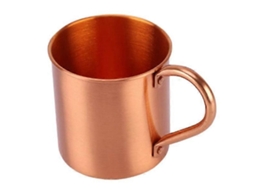 Caneca De Cobre Puro Com Alça Reta Para Esportes Aquaforge