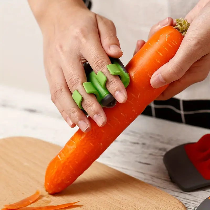 Descascador De Legumes Em Aço Inoxidável Com Cabo Ergonômico E Antiderrapante, Ideal Para Cenouras, Abóboras, Etc, 1 Unidade
