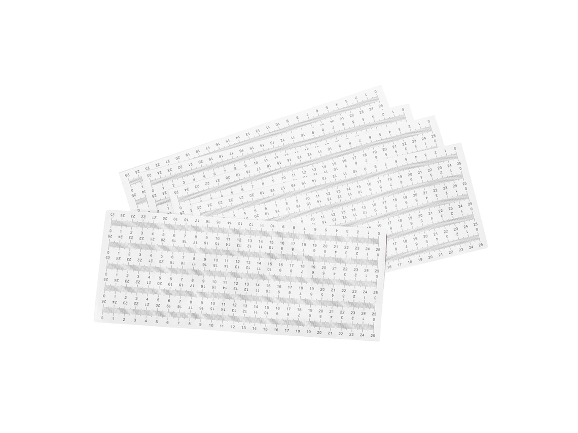 Conjunto De 50 Fitas Métricas Autoadesivas Para Marcenaria Com