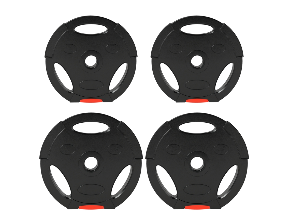 Conjunto de 2 halteres hexagonais com pegass antiderrapantes, 2x5 kg VELTUS TRADE