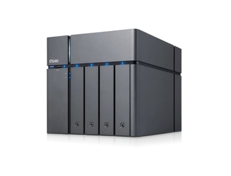 Torre Ethernet QSAN Xn7004T Nas cinza