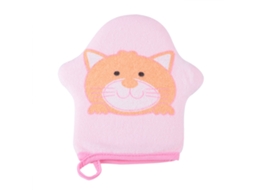 Mali esponja de Banho para Bebê de Algodão Macio Modelo Estrela Cartoon Gato