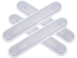 Aboofan Conjunto De 4-protetores Parede Silicone Com Adesivo Para Banquetas E Portas Armários, Uso Versátil