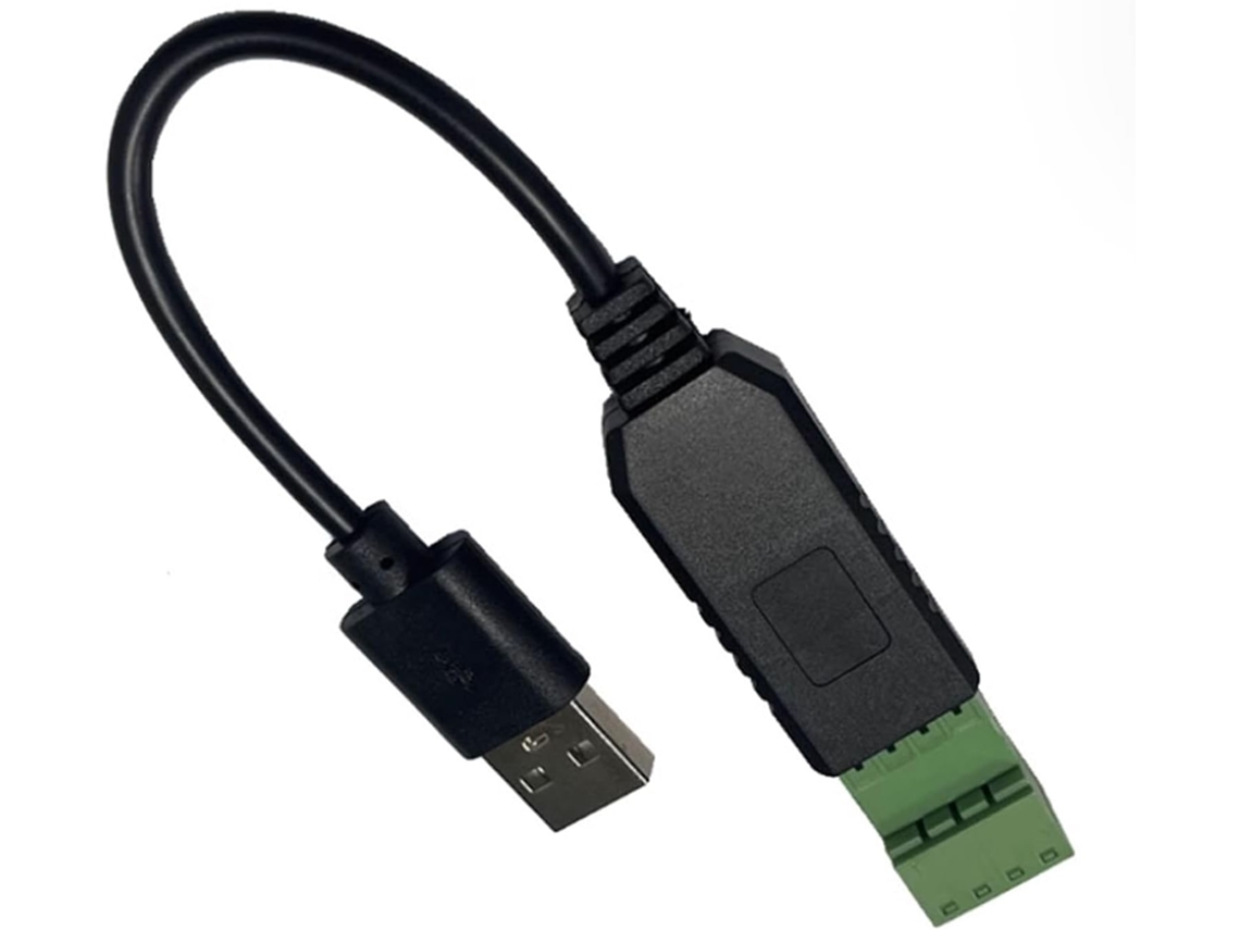 Cabo Adaptador Conversor Serial Usb Para Rs485 Com Chip Para Comunicação Industrial, Compatível Com Múltiplas