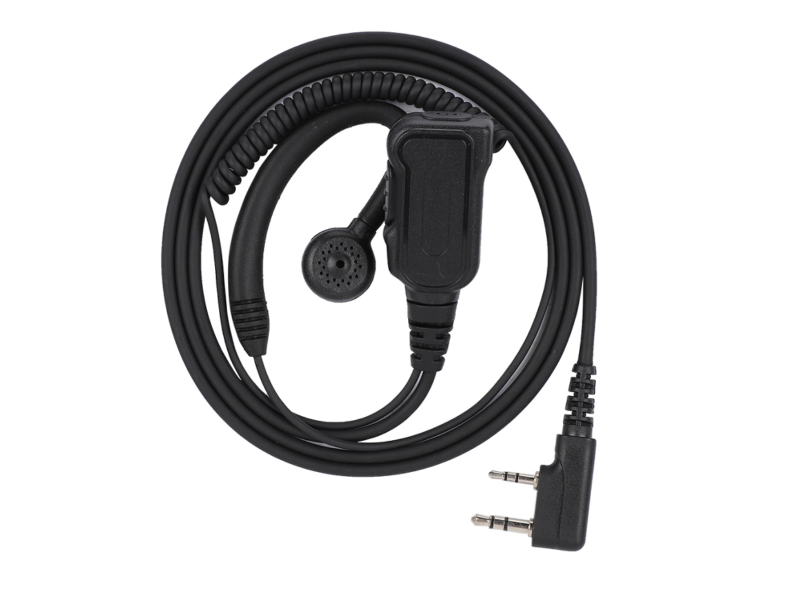 Fone De Ouvido Com Microfone E Botão Ptt Para Kenwood