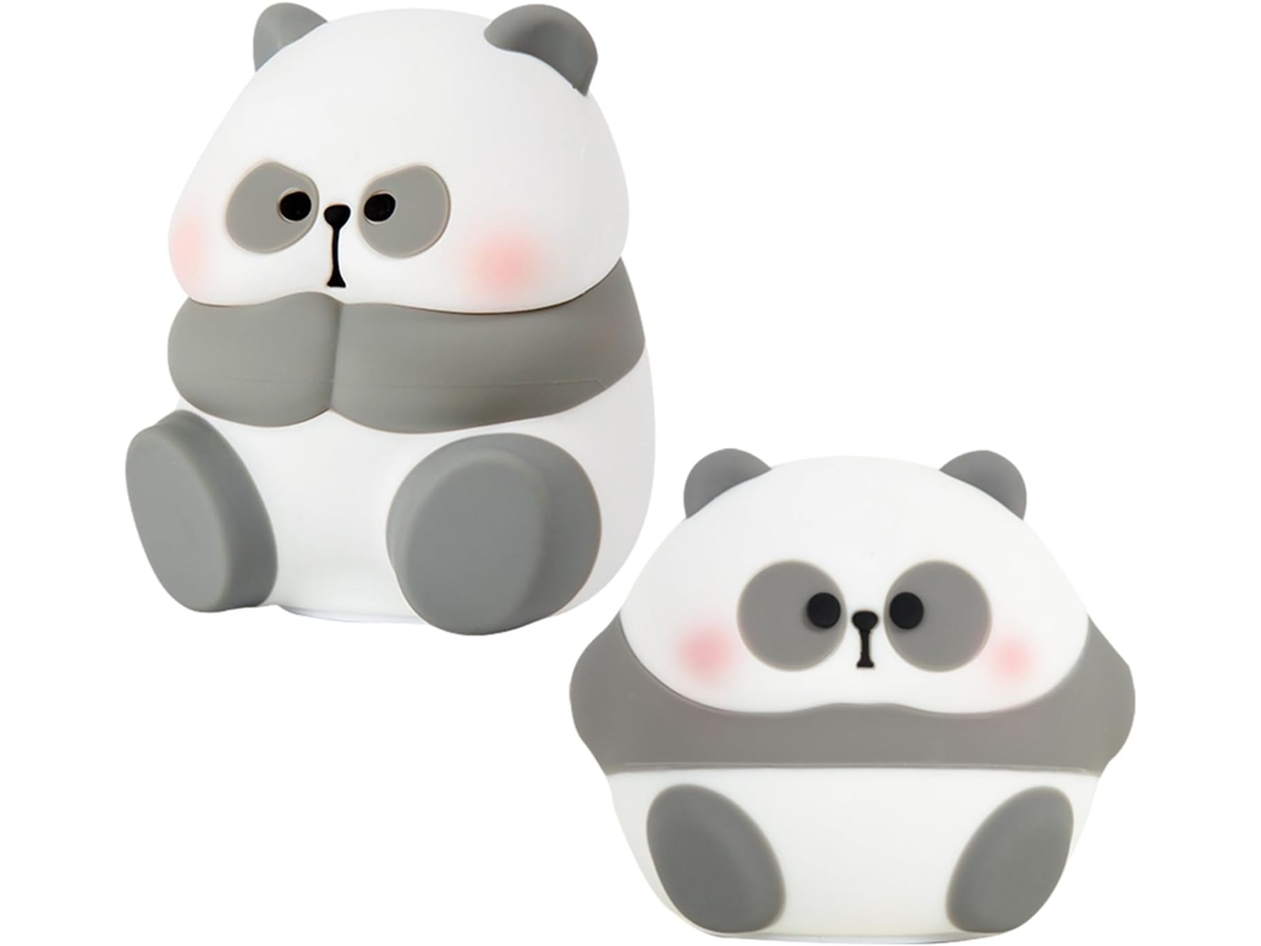 Luminária Noturna Panda De Silicone Recarregável Em Formato Animal