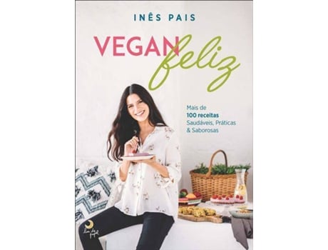 Linha branca - Livro Vegan Feliz de Inês Pais (Português) Livro Vegan Feliz de Inês Pais (Português)