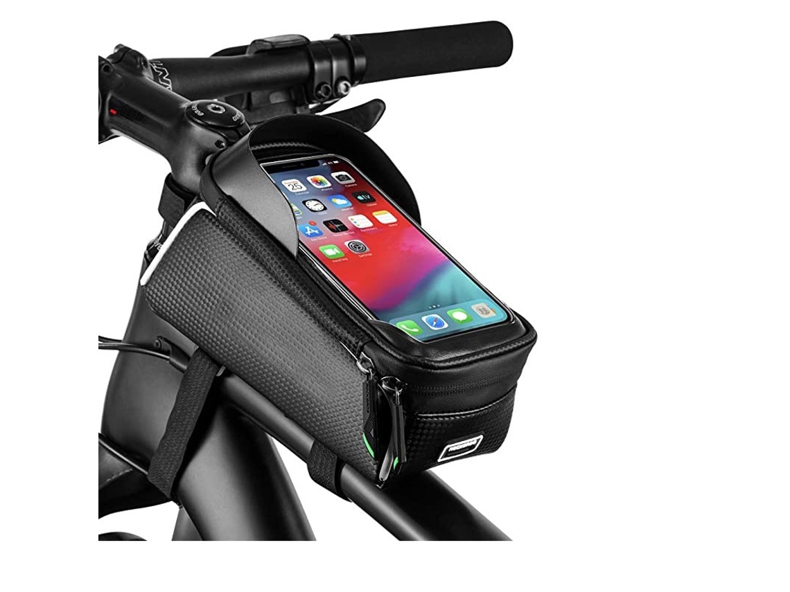 Lurelia Bolsa De Bicicleta Bolsa Para Telemóvel De Bicicleta Bolsa Frontal Para Bicicleta Impermeável