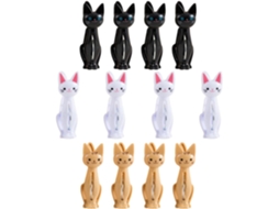 Doitool Conjunto De 12-prendedores Roupa Ferro Em Formato Gato, Alta Fixação, Sem Rebarbas, Ideais Para Colchas E