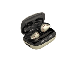 Fones de Ouvido de Condução Óssea Sem Fio Bluetooth 5.0 Ipx5 À Prova D'água JIAPEI (champanhe)