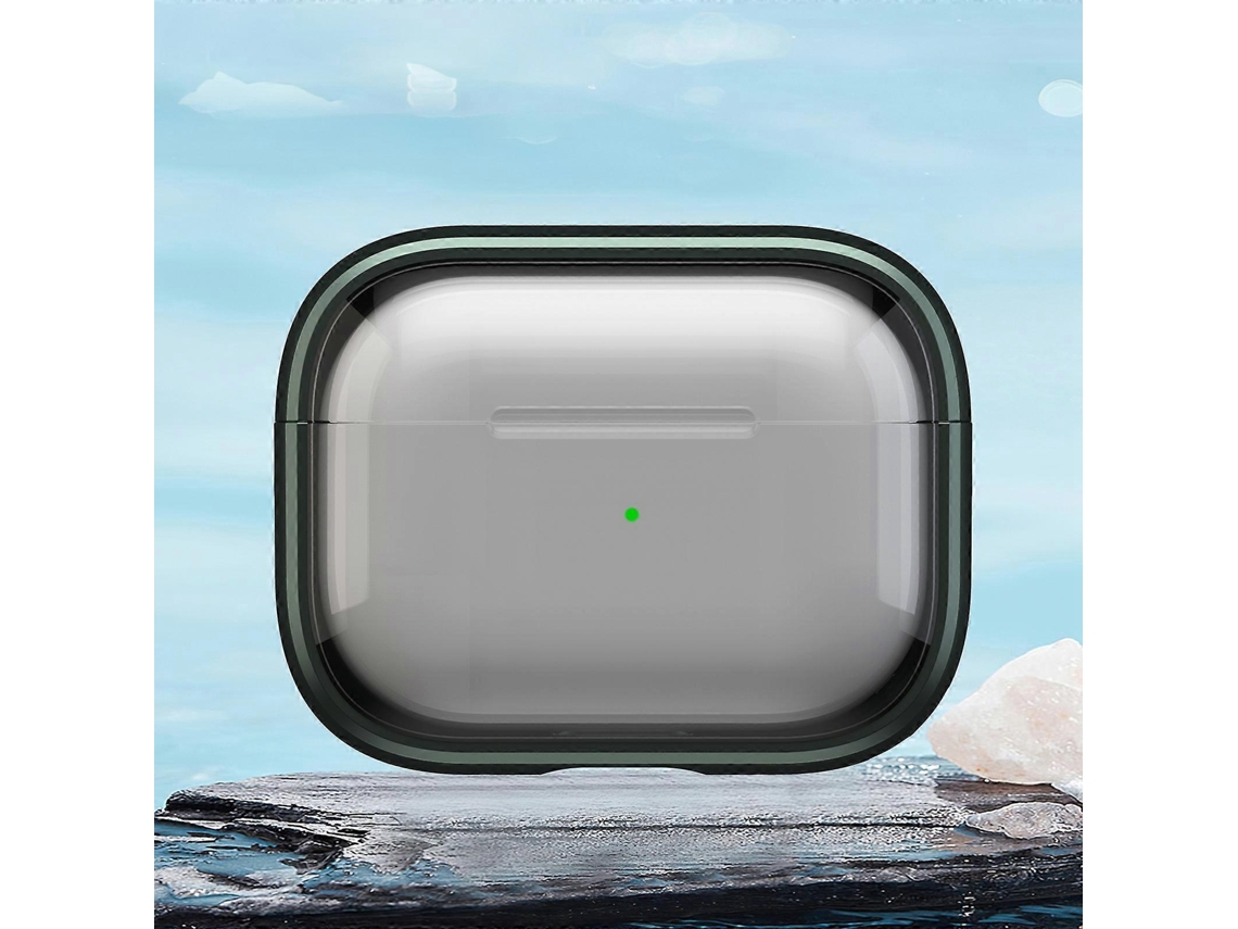 Capa Híbrida De Tpu E Pc Com Suporte Para Airpods Pro 2