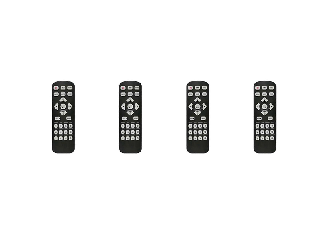4x T-2501 Para Projetores Acer 3d Controle Remoto X1123h X118 X118ah X118h X1223h X128h X1323wh X138wh X168h
