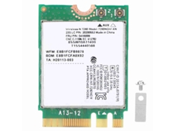 Placa De Rede Sem Fio Dual Band 2.4g/5g 300mbps 7260ngw An Para Laptops.
