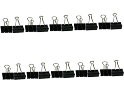 Conjunto De 120-clips Metal Preto Sewacc Organização Documentos E Uso Diário, Resistentes E Duráveis, Ideais