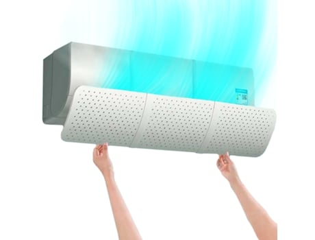 Defletor De Ar Condicionado Bonplus Bp, Defletor De Vento Ajustável Para Ar Condicionado, Ar Frio E Quente, Booster Ajustável Para Ar Condicionado