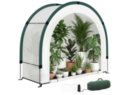 Estufa de Jardim Portátil Dobrável Pe com Zíper,pequena para Varanda,200 X 80 X 164 Cm,verde Ideal para Plantas MEGA ECHO TRADE SHOP