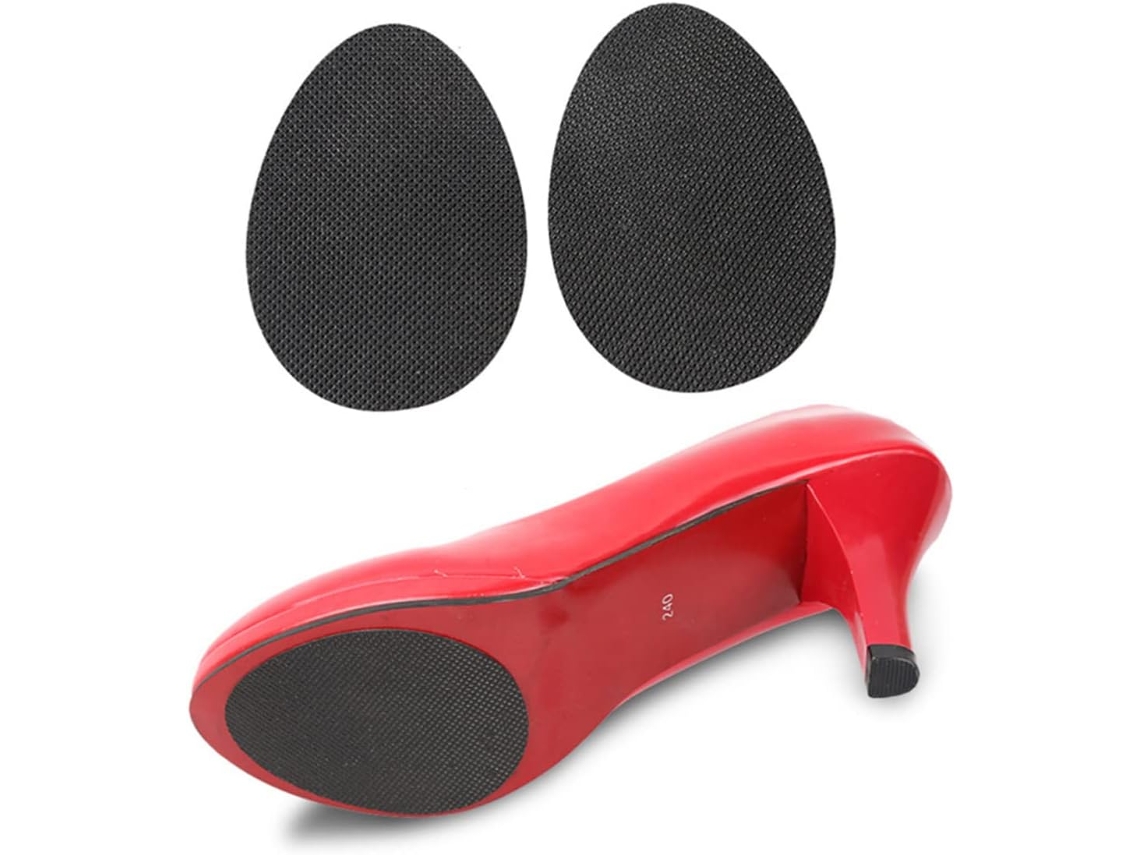 10 Pares De Protetores Calçados Autoadesivos Antiderrapantes Borracha, Formato Quadrado, Para Homens E Mulheres, Para