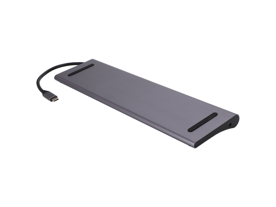 Docking Station (fonte De Energia Pd Adaptador Hdmi) Docking Station Type-c 11 Em 1 Pd+vga+hdmi+mdp+rj45+...