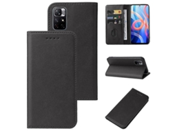 Capa De Couro Com Fecho Magnético Para Xiaomi Redmi Note 11t 5g