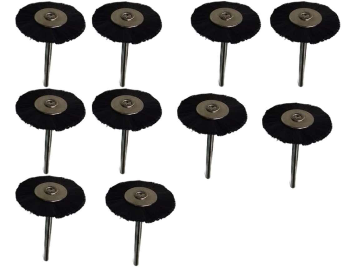 Conjunto De 10 Escovas Nylon Para Limpeza Superfícies Metálicas, Remoção Eficaz De Ferrugem E Rebarbas, Para Uso Em