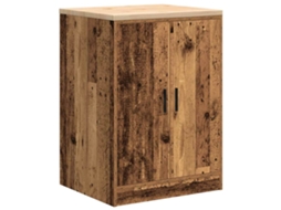 Armário de Arrumação de Garagem Madeira Velha 60x51x85 cm MAISON EXCLUSIVE