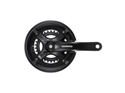 Pedaleira Ty501 Prateado 175 Mm / 46/30Tshimano