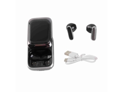 Fones De Ouvido Sem Fio Com Tela Sensível Ao Toque Hd, Redução De Ruído E Design Deslizante De Longa Duração Ly Ebike