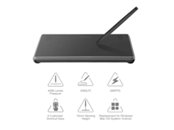 Tablet de Desenho LAXISCREED Huion H430p