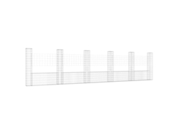 Gabion Basket, Gabion Baskets Vidaxl Prateado Ferro (620 X 20 X 150 Cm)