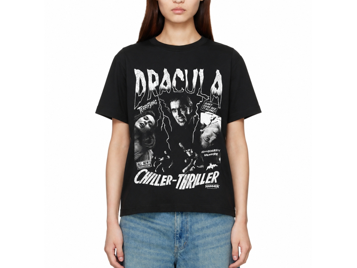 Rockinstone Hammer Horror Chiller Thriller Graphic Shirt Size:xxl