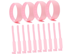 Healvian 100-pulseiras Descartáveis e Confortáveis Em Pvc Impermeável para Identificação de Hospitais Recém Nascidos