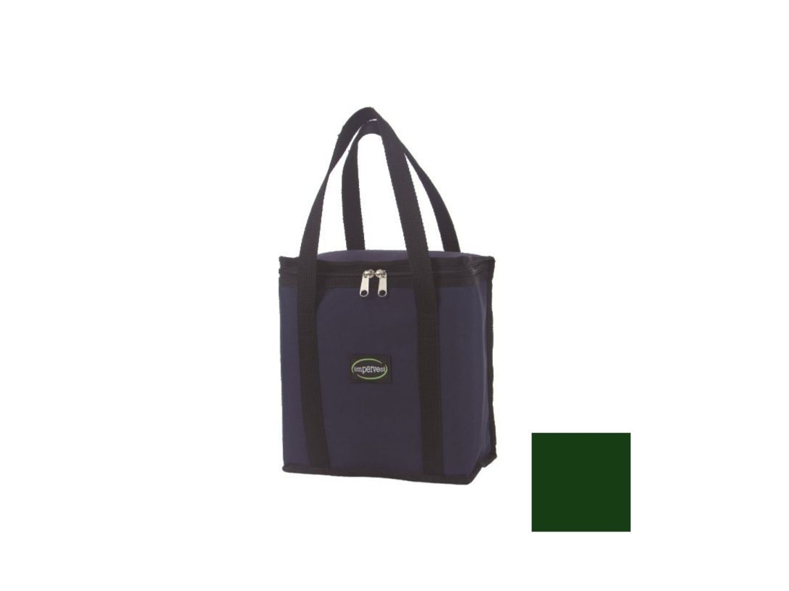Saco Termico Vertical Estilo Mala Verde Impervest