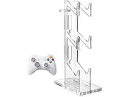 Lurelia Suporte De Secretária Para Headset, Comandos E Acessórios, Para Comandos, 3 Níveis, Acrílico, Transparente, Para Setup Diário Firme