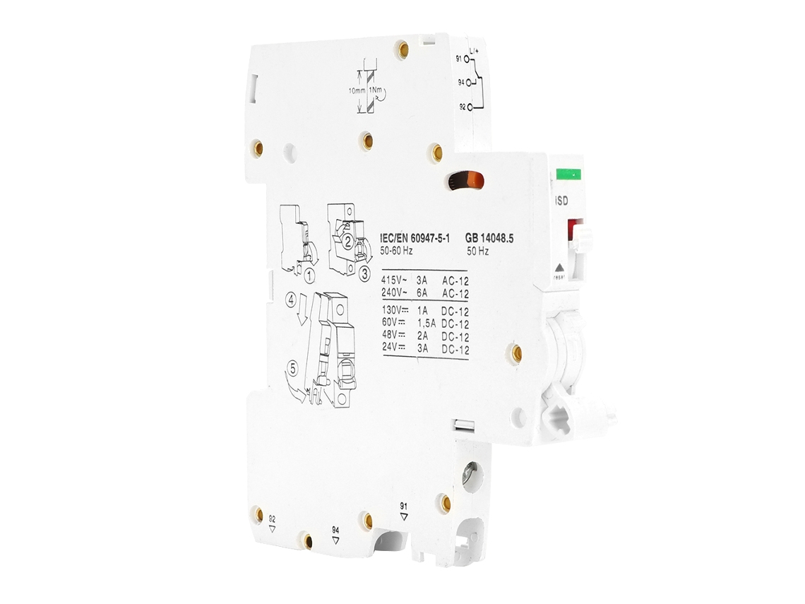 Terminal de Contacto de Alarma Ic65 Isd Interruptor de Circuito Contacto Auxiliar Descarga Derivada