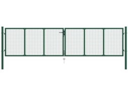 Fence Gate, Fence Gates Vidaxl Verde Aço (390 X 100 Cm)