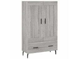 Armário Alto MAISON EXCLUSIVE Derivados de Madeira Cinza Sonoma (69,5x31x115 cm)