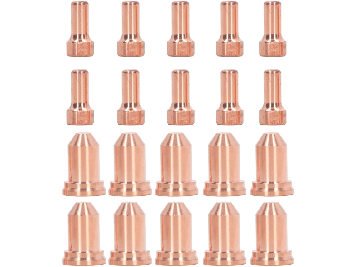 Conjunto De Bicos De Corte E Eletrodos, 20 Peças, Para Pt 80, Ipt 80 E Ptm 80.