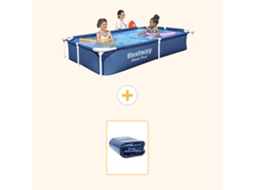 Bestway Piscina Bestway Steel Pro Retangular - 221x150x43 Cm - 2-peças S22288