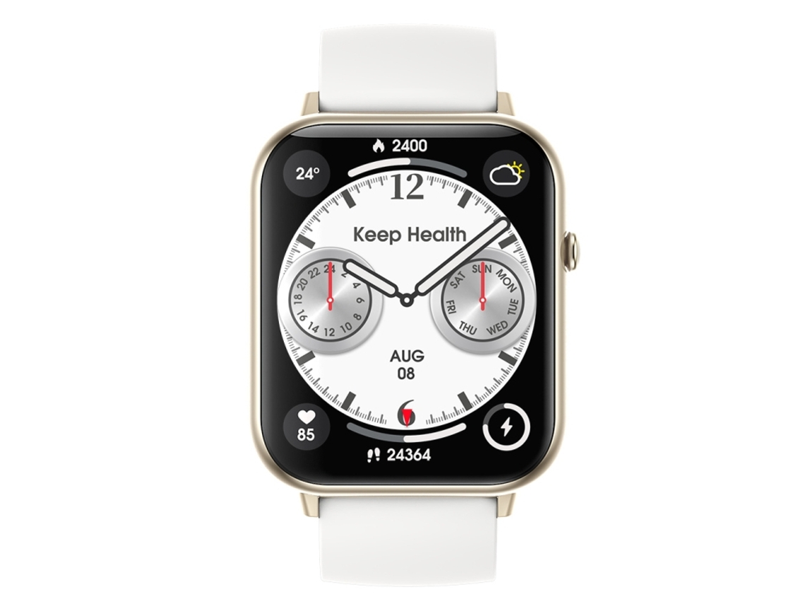 (branco) Smartwatch Esportivo/executivo À Prova D'água Com Tela Hd De 2,1 Polegadas