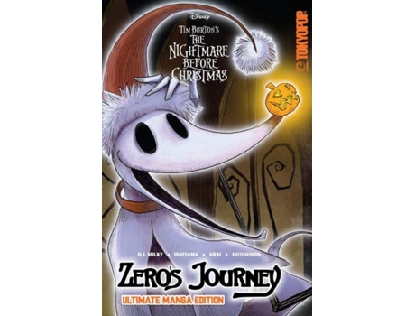 Livro disney manga: tim burton's the nightmare before christmas - zero's journey (ultimate manga edition) de d.j. milky (inglês)