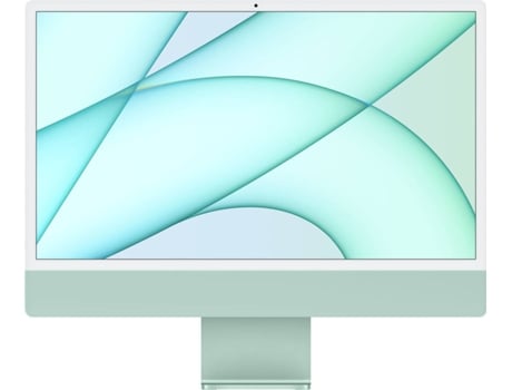 iMac APPLE MGPH3PO/A - Verde (24'' - Apple M1 - RAM: 8 GB - 256 GB SSD PCIe - GPU 8-core)