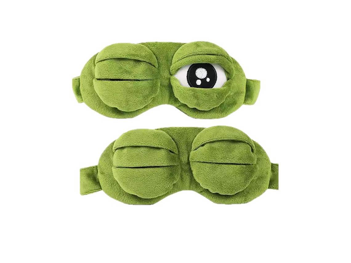 Máscara de Dormir Infantil com Estampa de Sapo, Fofa de Desenho Animado AQUAFORGE