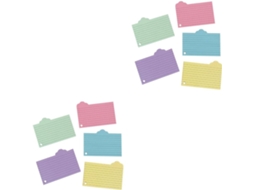 2 Ensembles Livre De Vocabulário Sur Papier À Notes Cartonné Étudiants Rose Non Doublé Cartes Vierges Flash