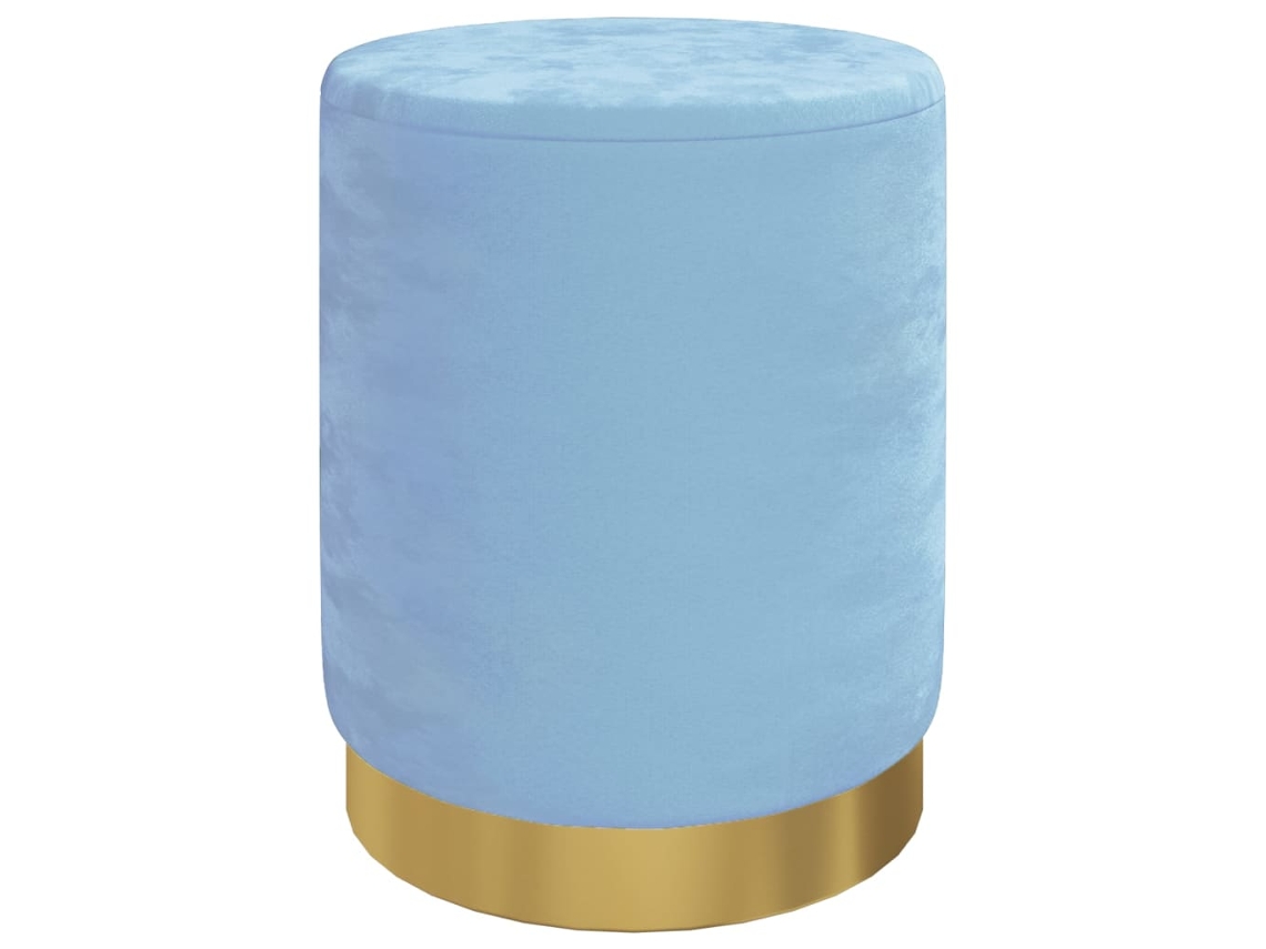 Hocker, Hockers Vidaxl Azul Veludo (n/a)