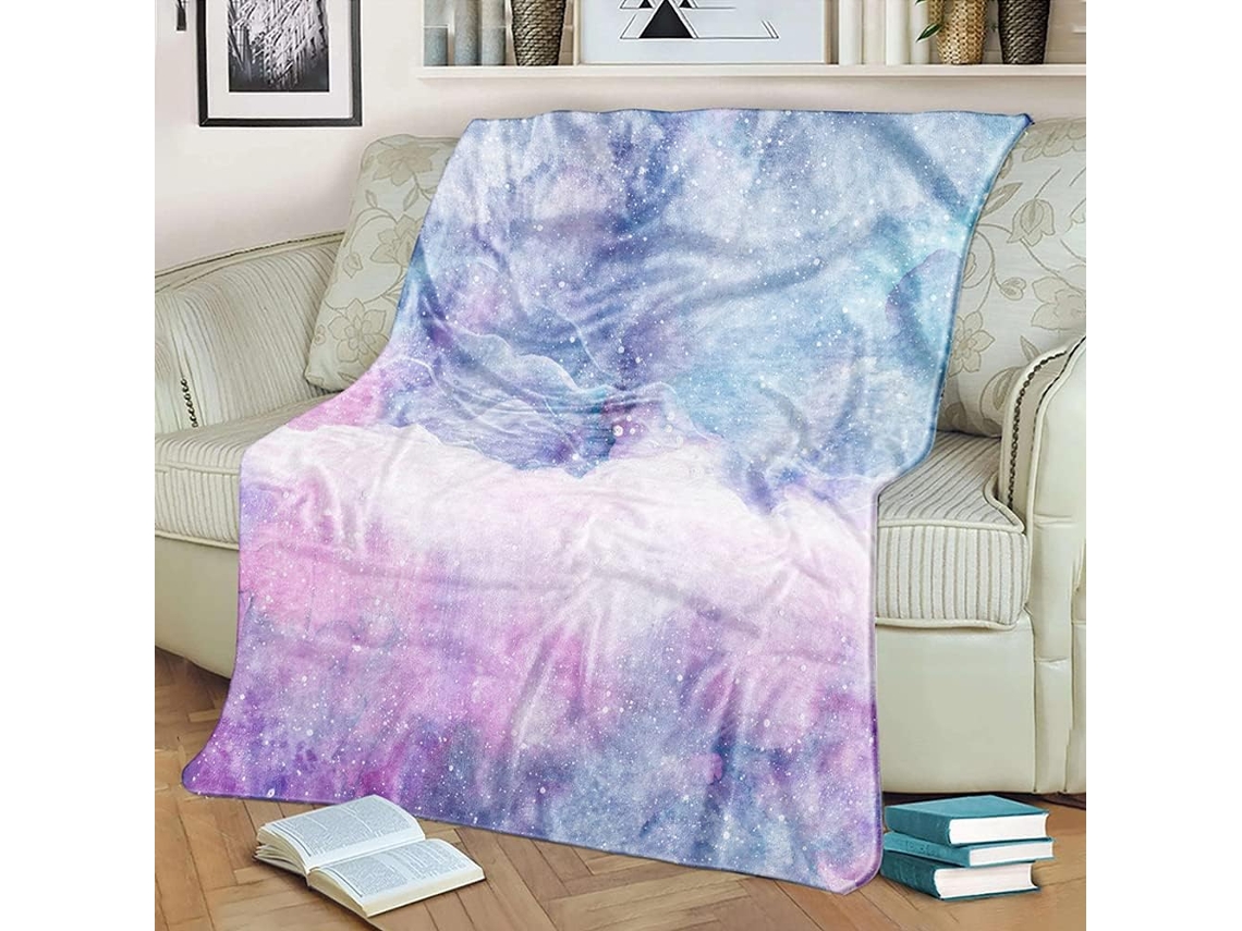 Manta de Verão Macia e Fofa Fansu em Microfibra Lã Flanela para Sofá com Estampa 3d Cama Que Mantém o Corpo Aq