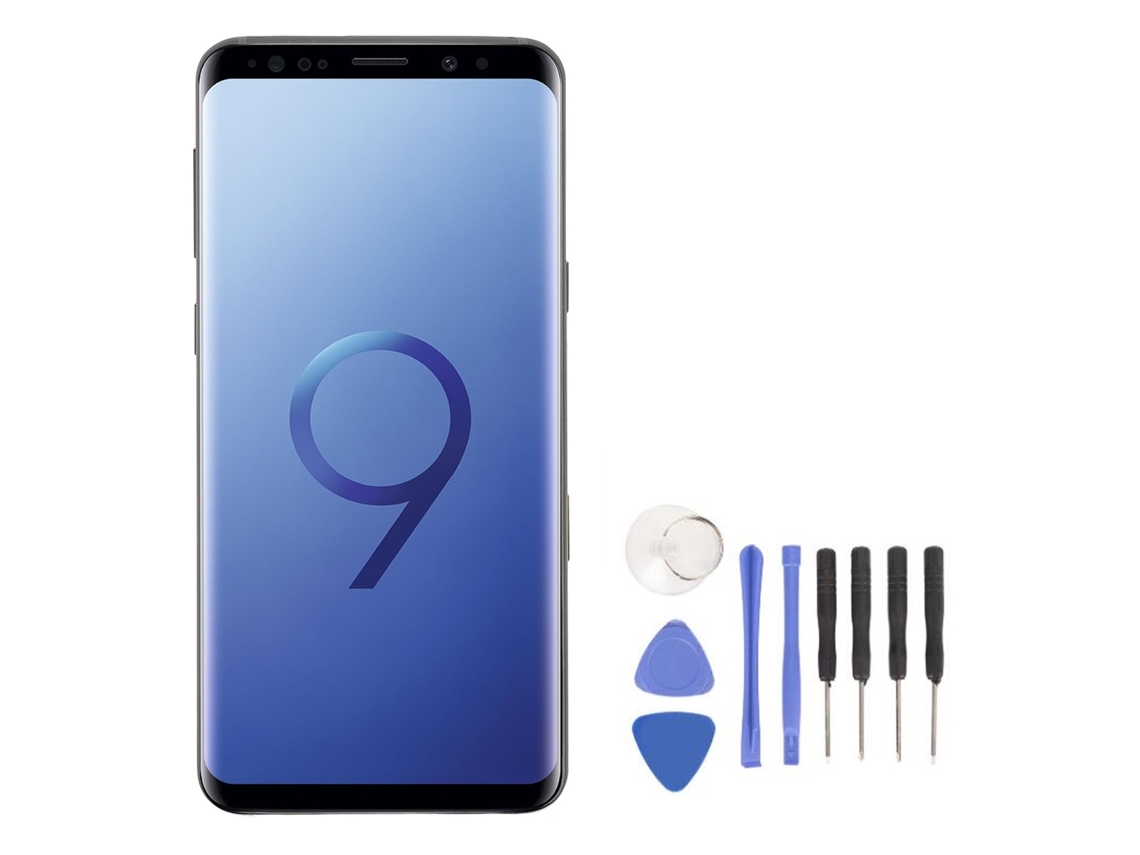 Aetheria tela de Substituição com Moldura e Ferramentas para Galaxy S9 5.8 Polegadas Amoled Touch Display Assembly
