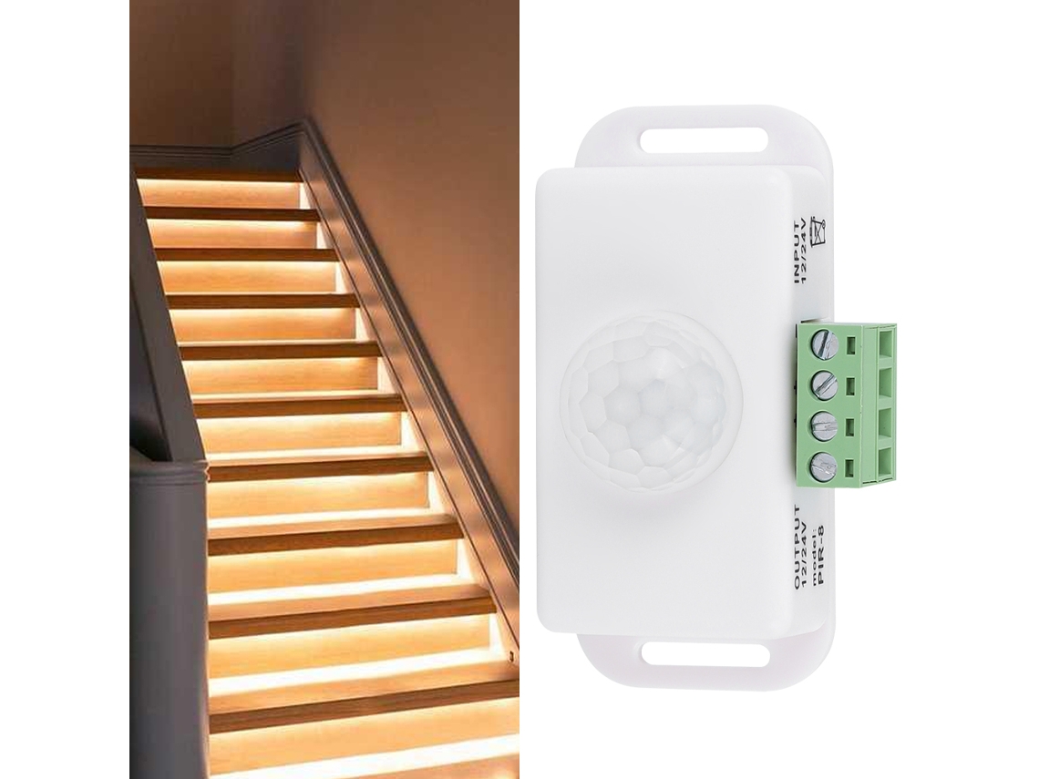 Sensor de Movimento Corporal Pir Led BRILVIBERA