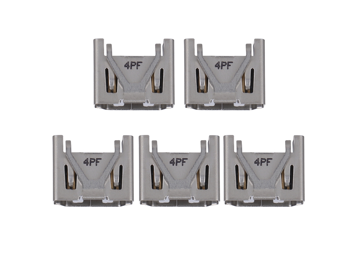 Conjunto de 5 Conectores Hdmi Mali para Console de Jogo Ps4